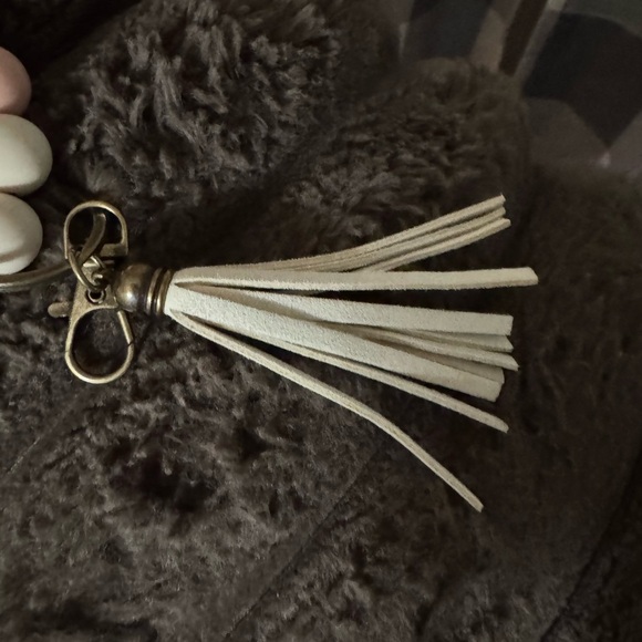 Mama Leopard Print Beaded Keychain Bracelet - Picture 3 of 3